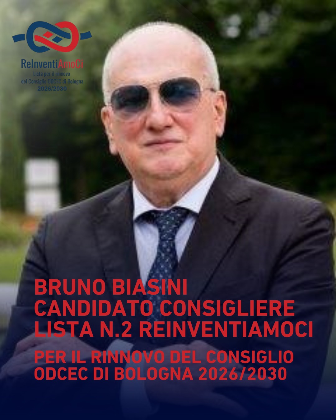 Bruno Biasini candidato lista n.2 elezioni ODCEC Bologna 2026