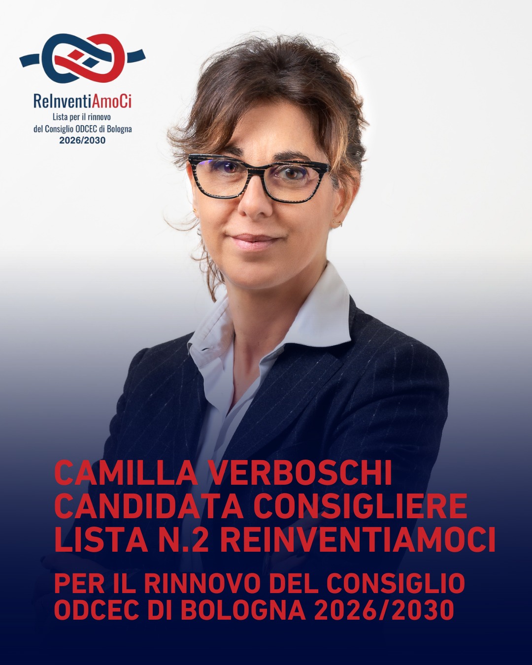 Camilla Verboschi candidata lista n.2 elezioni ODCEC Bologna 2026
