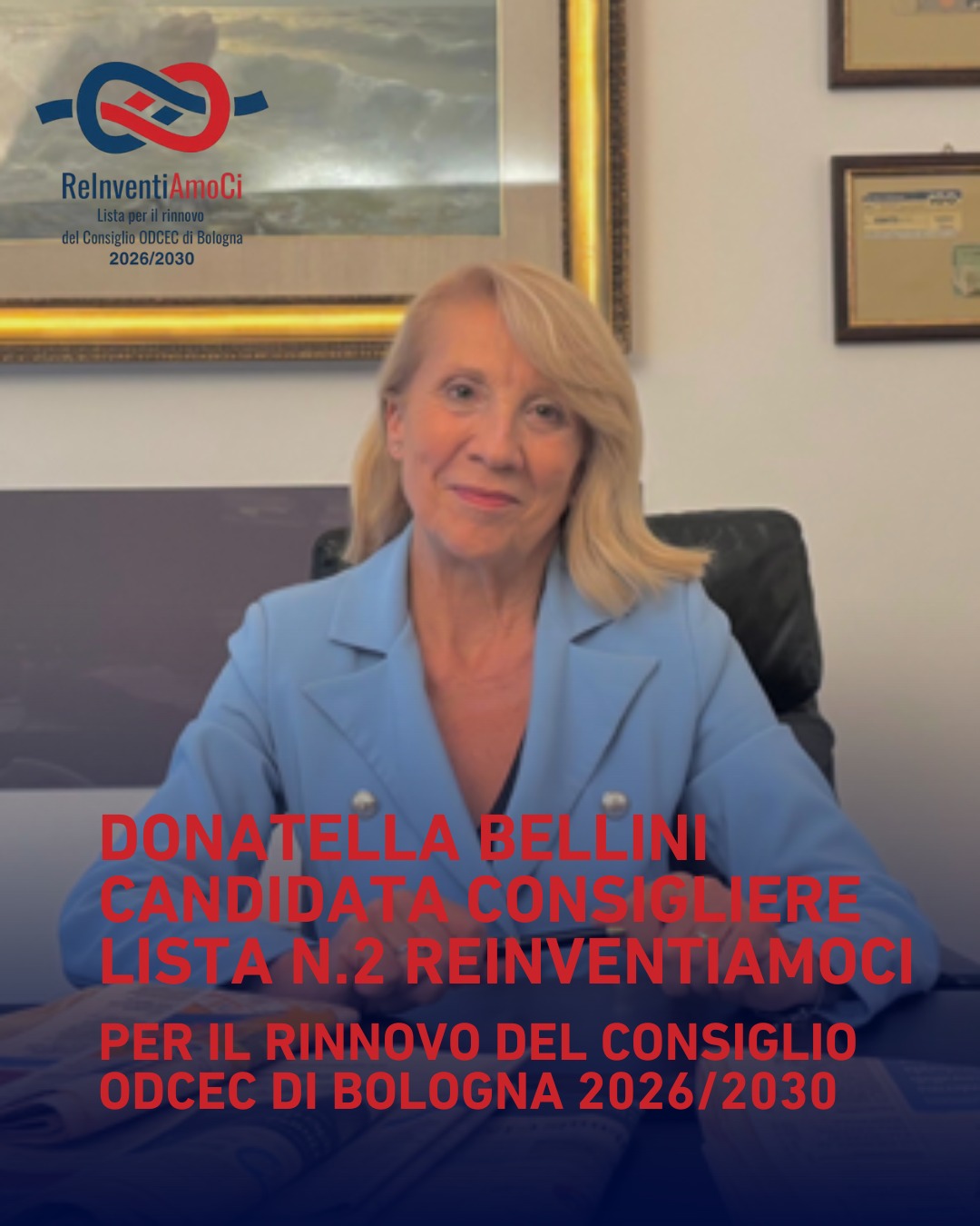 Donatella Bellini candidata lista n.2 elezioni ODCEC Bologna 2026