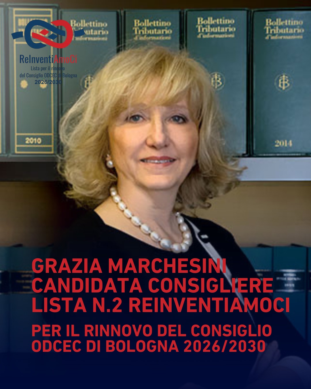 Grazia Marchesini candidata lista n.2 elezioni ODCEC Bologna 2026