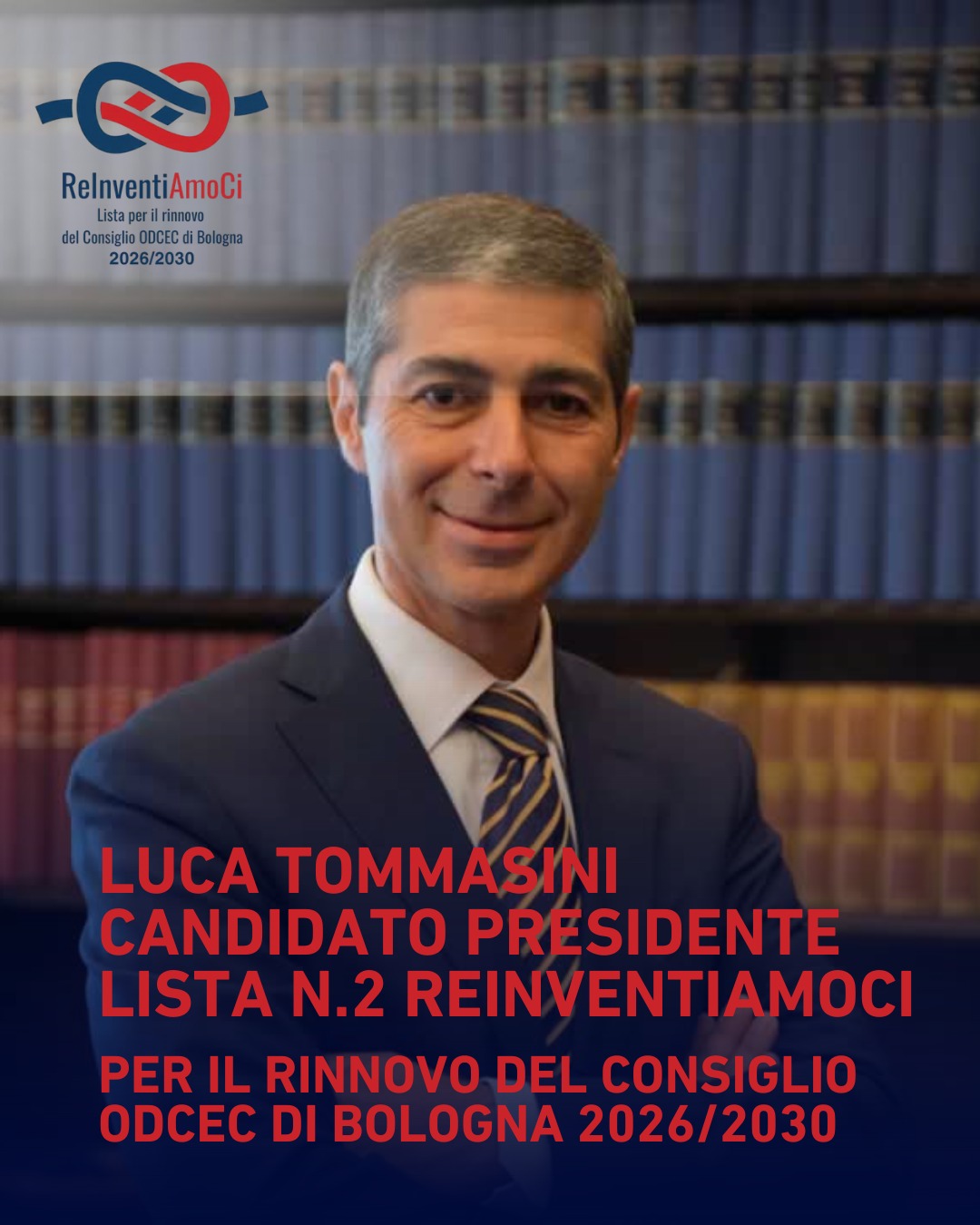 Luca Tommasini candidato lista n.2 elezioni ODCEC Bologna 2026