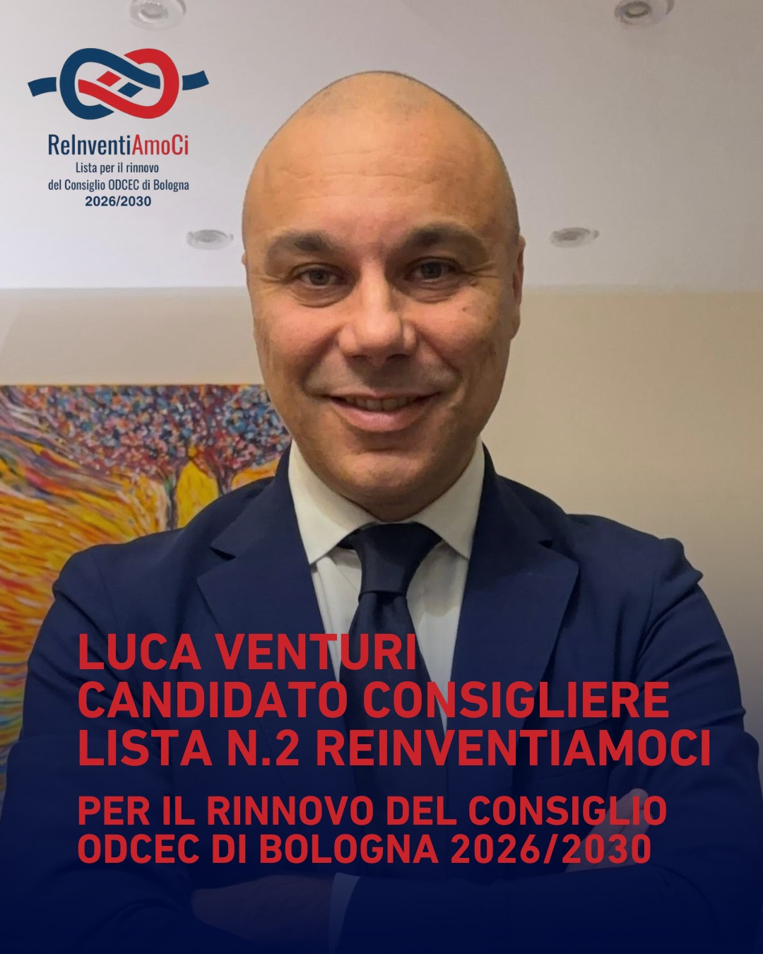 Luca Venturi candidato lista n.2 elezioni ODCEC Bologna 2026